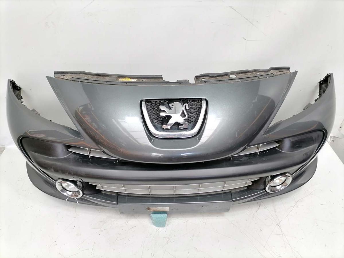 Peugeot 207SW original Stoßstange Stossfänger vorn KTP Grau Shark Bj.2008